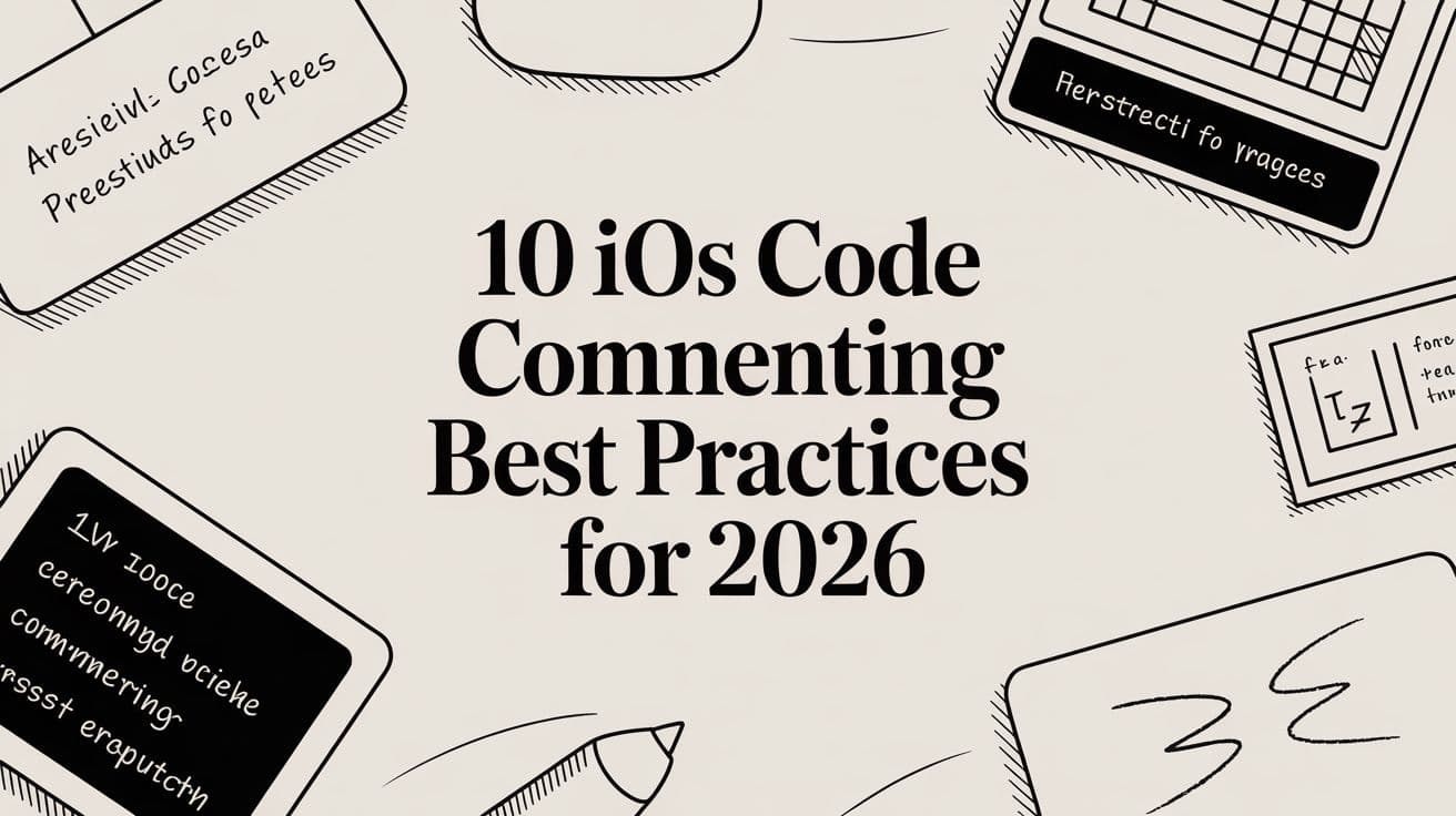 10 iOS Code Commenting Best Practices for 2026