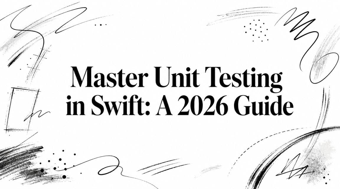 Master Unit Testing in Swift: A 2026 Guide