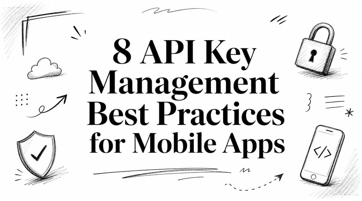 8 API Key Management Best Practices for Mobile Apps