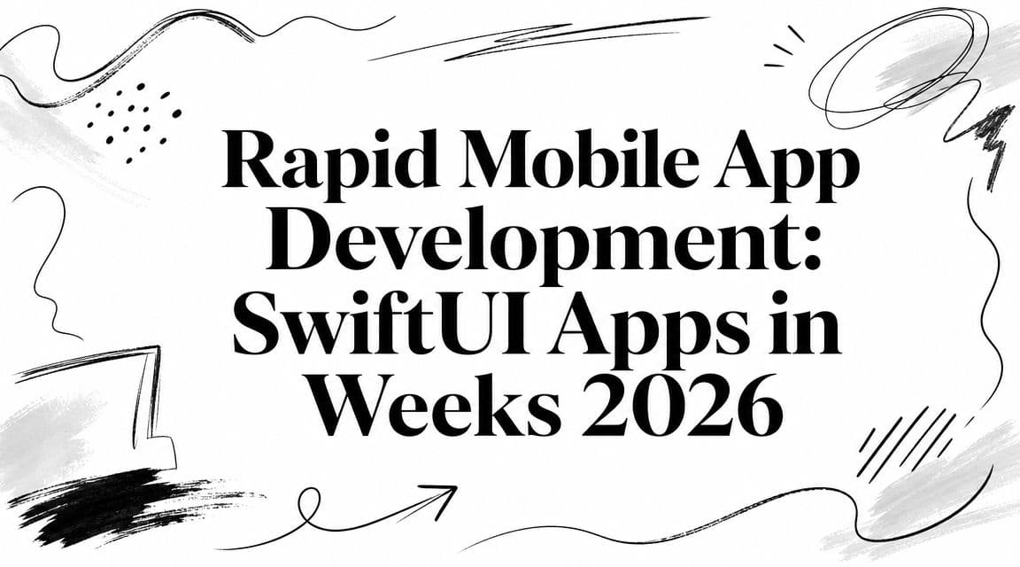 Rapid Mobile App Development: SwiftUI Apps in Weeks 2026