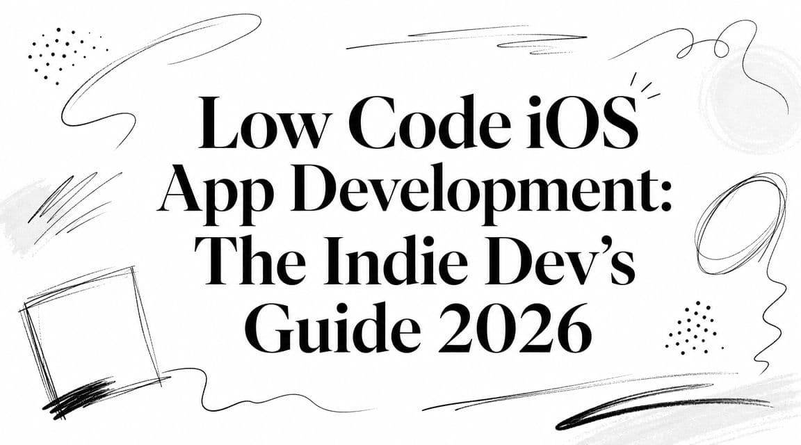 Low Code iOS App Development: The Indie Dev's Guide 2026