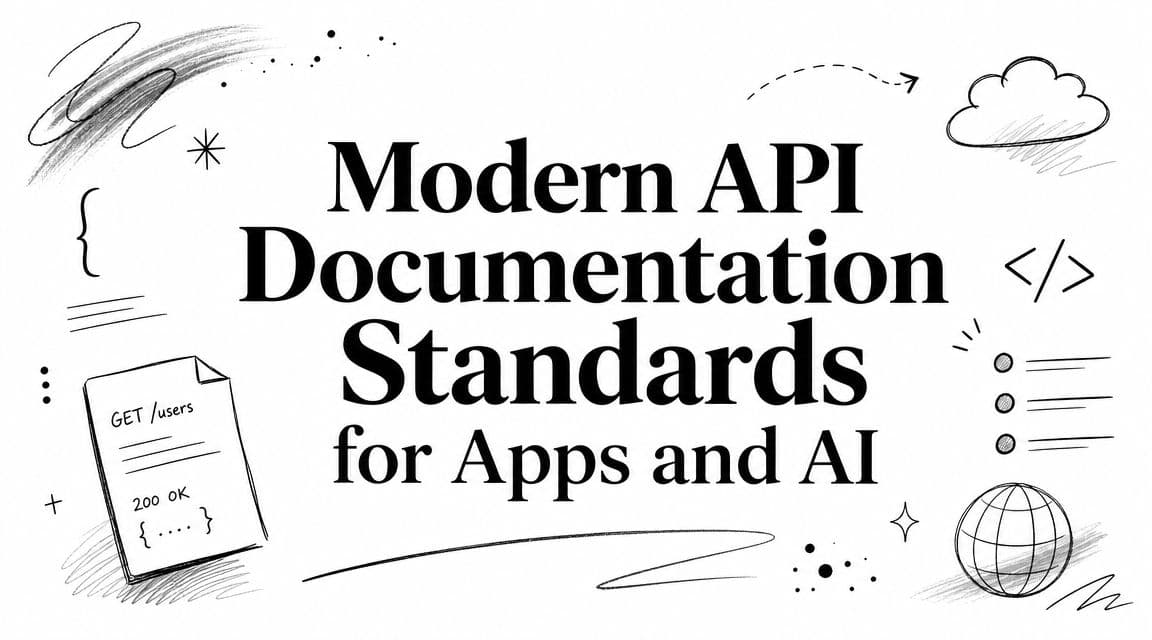 Modern API Documentation Standards for Apps and AI