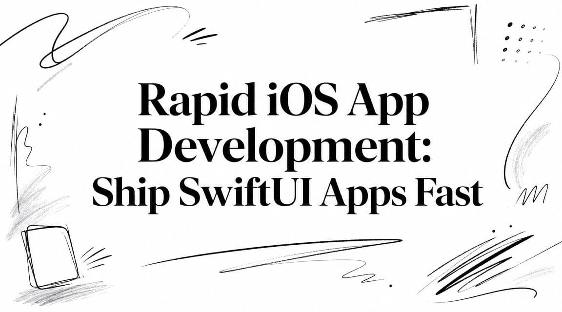 Rapid iOS App Development: Ship SwiftUI Apps Fast